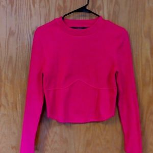 NWOT HOT PINK TOP